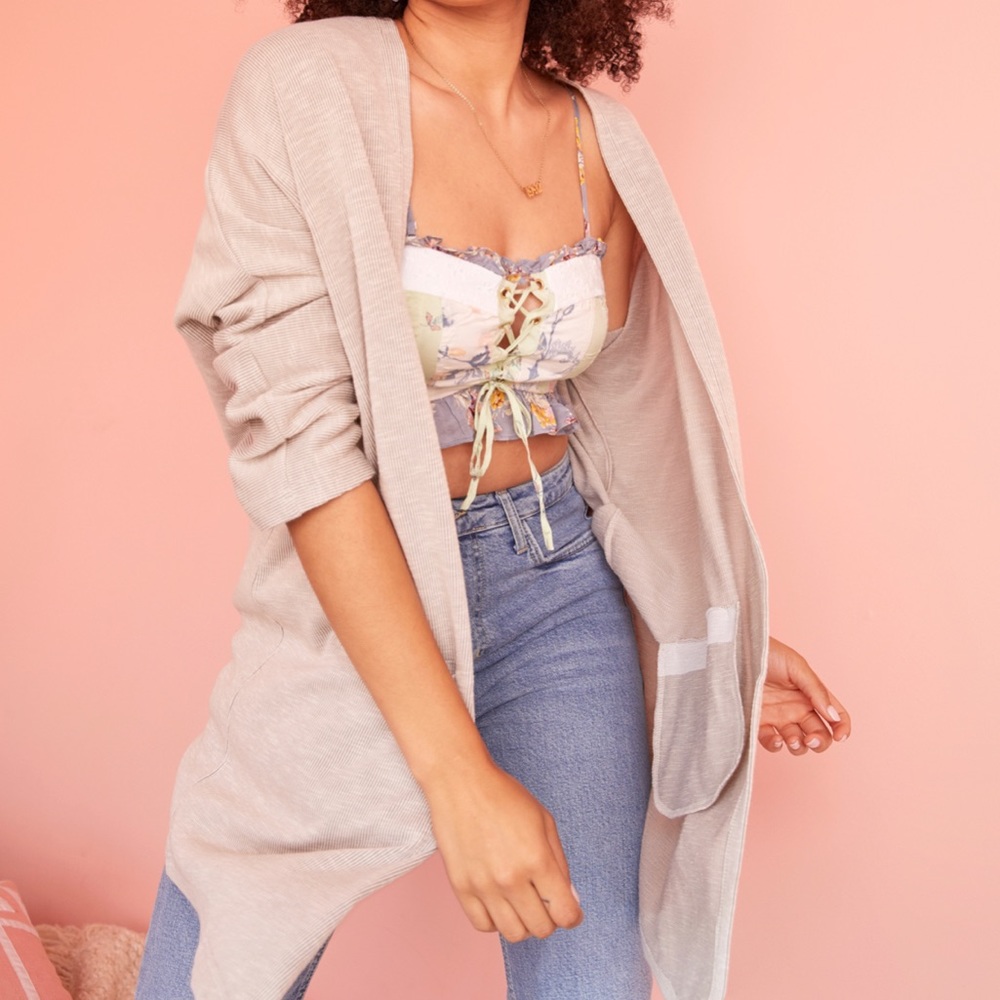 Donni Ribbed Cardigan